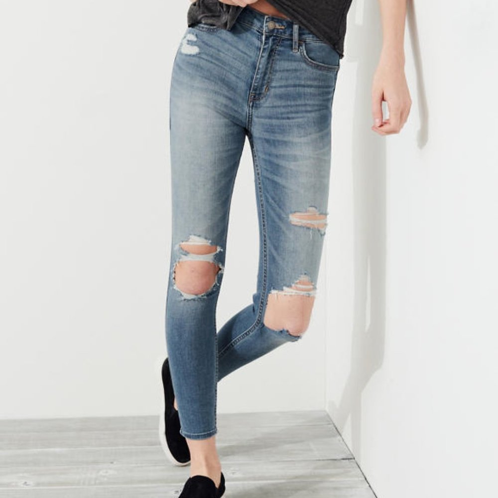Hollister High Rise Super Skinny Crop